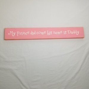Twelve Timbers Little Girls Wall Decoration Sign
